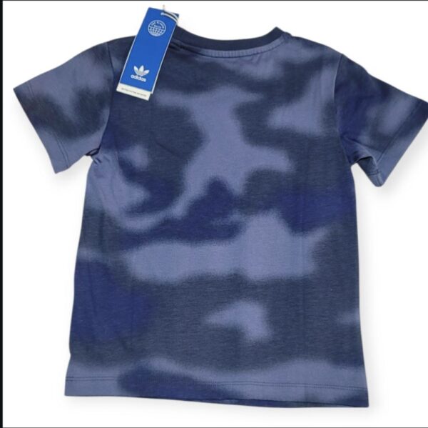 Playera Adidas Trefoil Azul Degradado Niño Talla 4T(3-4 años). - Image 2
