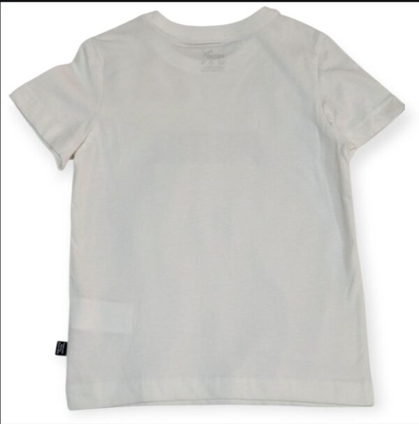 Puma Camiseta Blanca Logo Neón Niños – Talla XS (7-8 Años) - Image 2