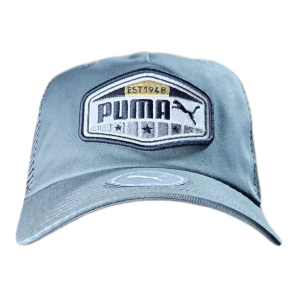 Gorra Puma Prime Trucker Mineral Gray Ajustable